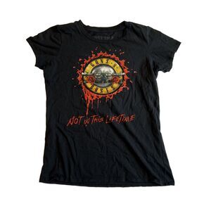 Guns N' Roses Not In This Lifetime World '17 Tour T-Shirt Women's Size L Black